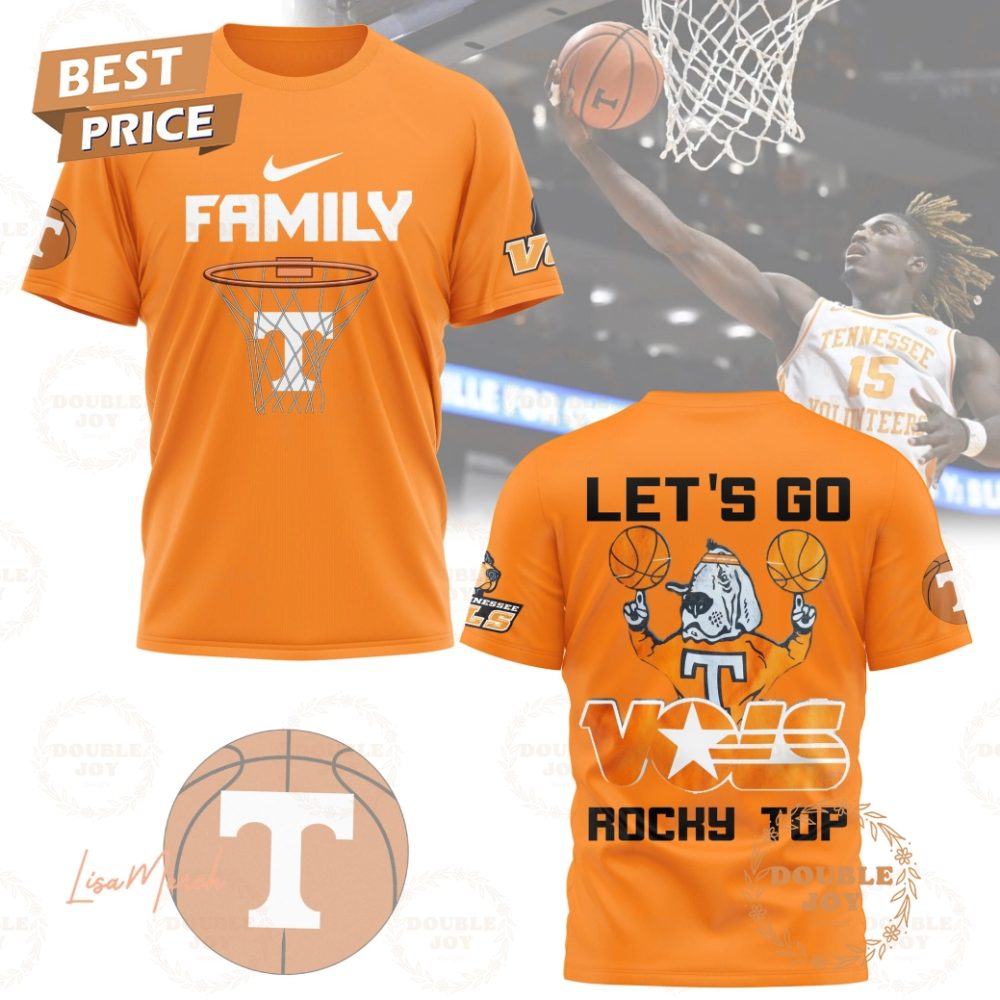 Ncaa Tennessee Volunteers Family, Let'S Go Vols Rocky Top T-Shirt, Hoodie - Orange