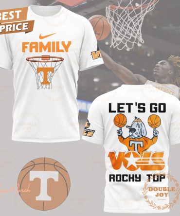 Ncaa Tennessee Volunteers Family, Let'S Go Vols Rocky Top T-Shirt, Hoodie - White