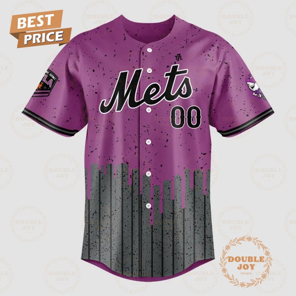 New York Mets Mlb 2025 The 7 Line Army, Spring Training Outing Custom Name Baseball Jersey - Image 2