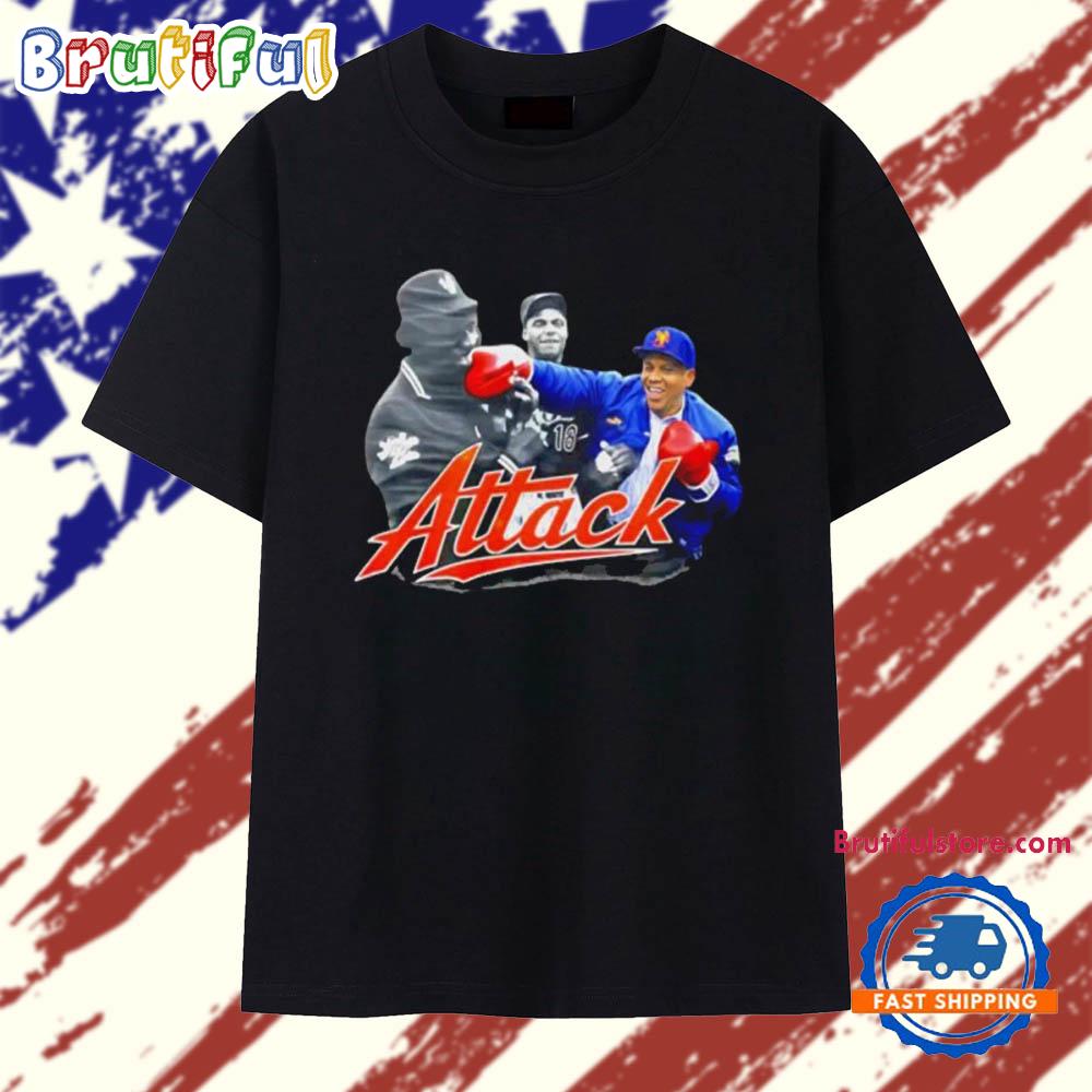 New York Mets Attack Graphic T Shirt