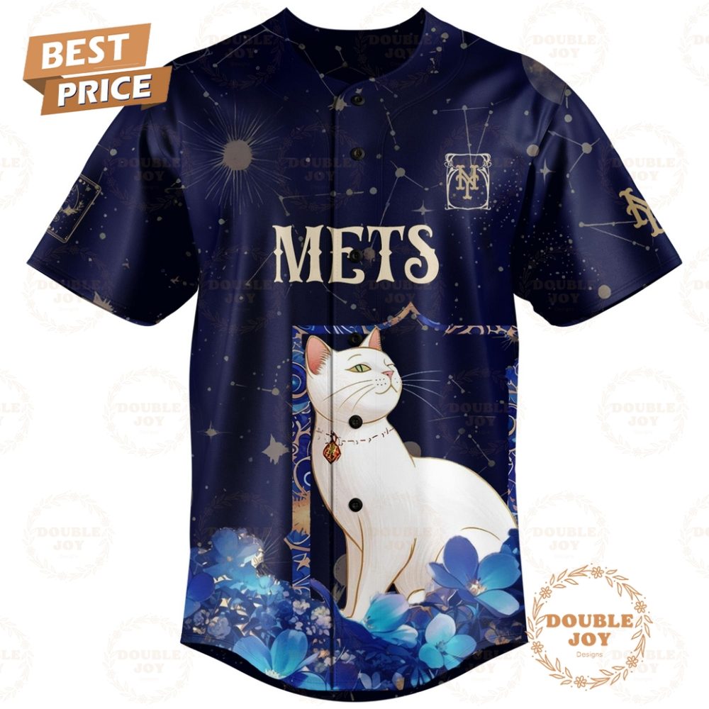 New York Mets Cat Version Tarot 2025 Special Edition Baseball Jersey - Image 2