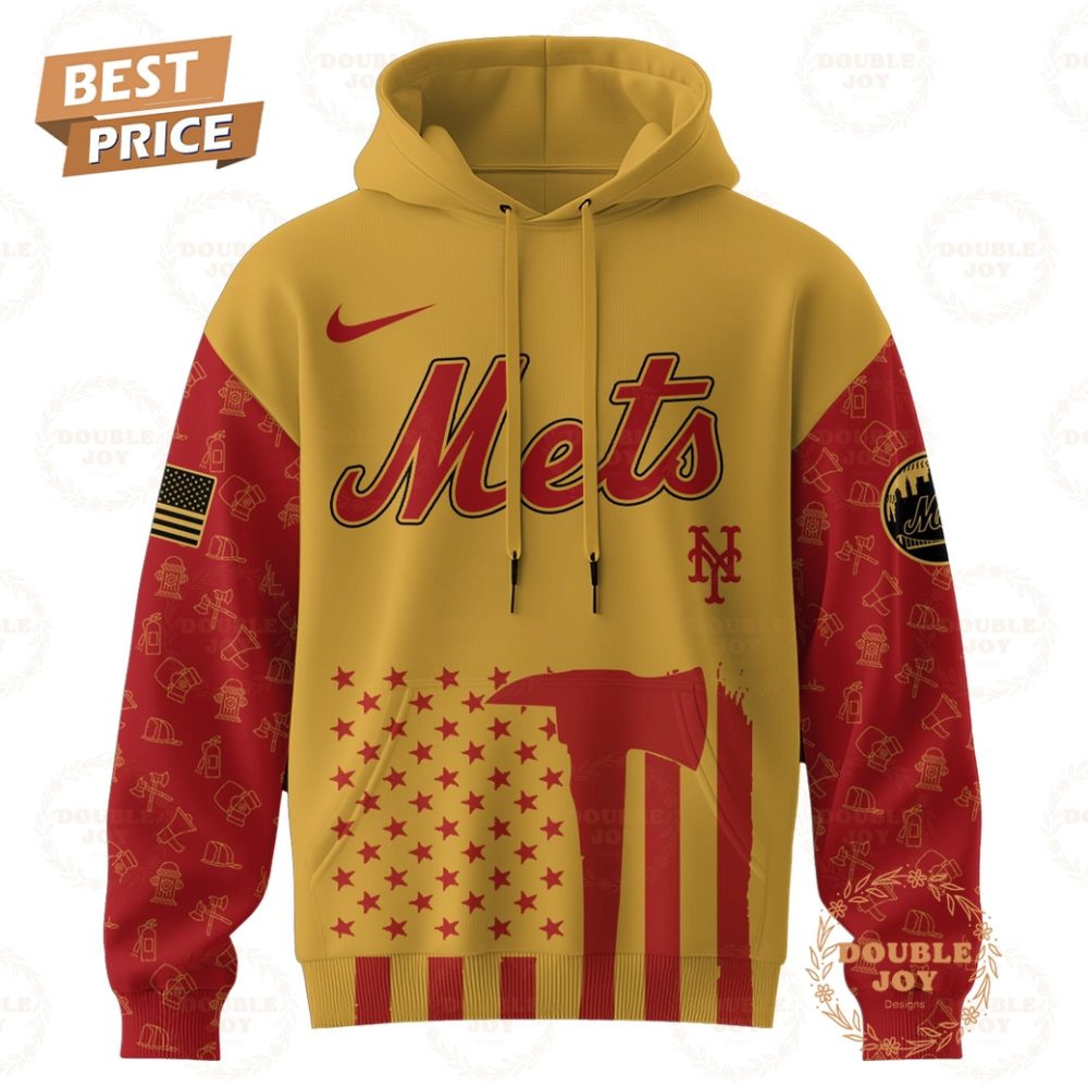 New York Mets Firefighter Appreciation Night 2025 Limited Edition Hoodie - Image 2