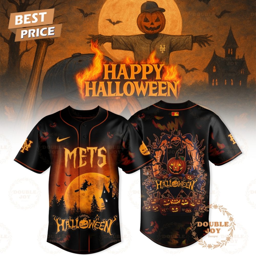 New York Mets Happy Halloween 2025 Baseball Jersey