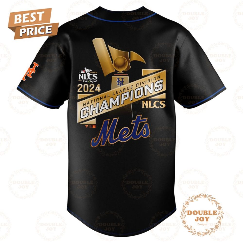 New York Mets Nlcs 2024 National League Division Baseball Jersey - Image 3