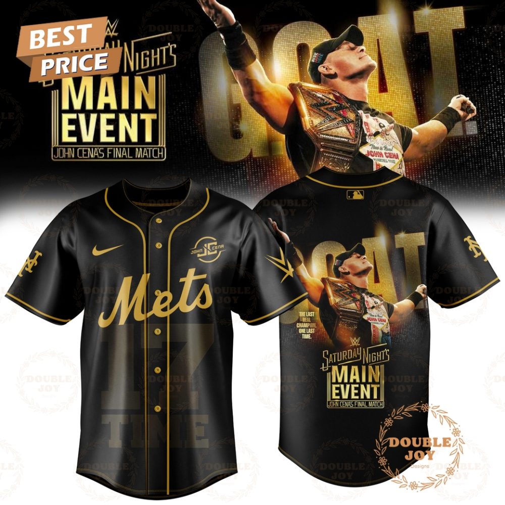 New York Mets X John Cena Final Match 2025 Baseball Jersey