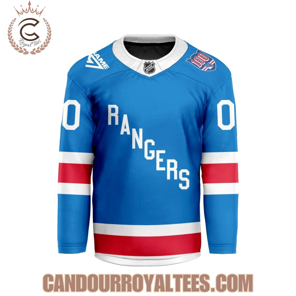 New York Rangers Personalized 2025/26 Centennial Design Jersey