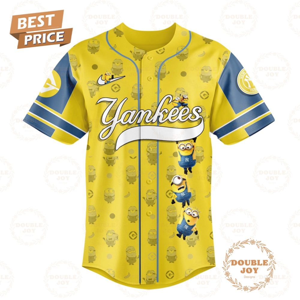 New York Yankees Minions 2025 Limited Edition Baseball Jersey - Image 2