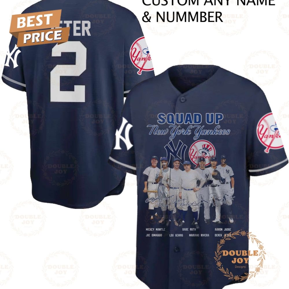 New York Yankees Mlb 2025 Squad Up Baseball Jersey