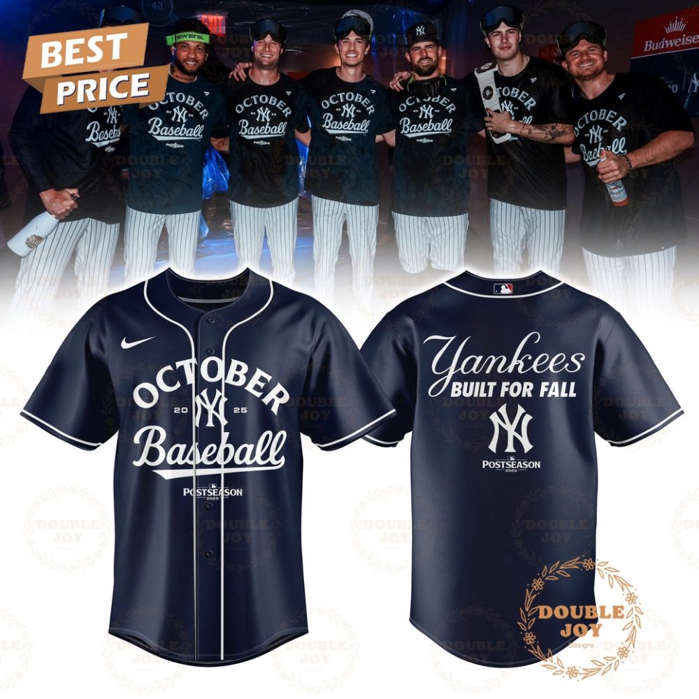 New York Yankees X Postseason 2025 Built For Fall Baseball Jersey