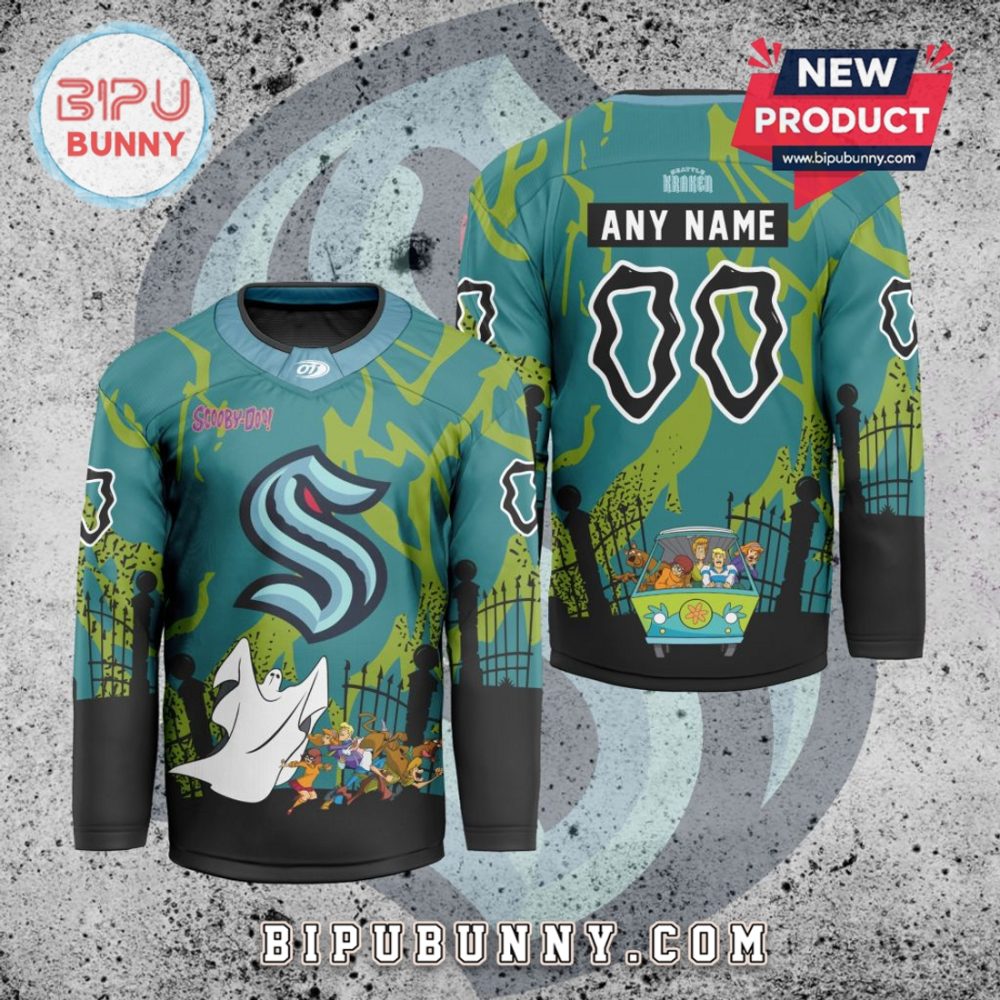Nhl Seattle Kraken Scooby-Doo Hockey Jersey - Image 2