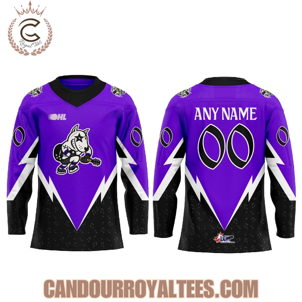 Niagara Icedogs 2025 Classic Rock Hockey Jersey