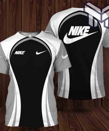 Nike T-Shirt, Nike Black White Grey Luxury Brand Clothing Premium T-Shirt Outfit For Men Women