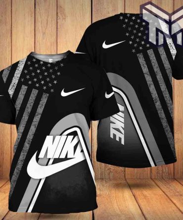 Nike T-Shirt, Nike Black White Luxury Brand Clothing Premium T-Shirt Outfit For Men Women