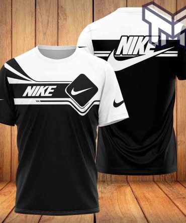 Nike T-Shirt, Nike Black White Luxury Brand Premium Outfit T-Shirt For Men Women