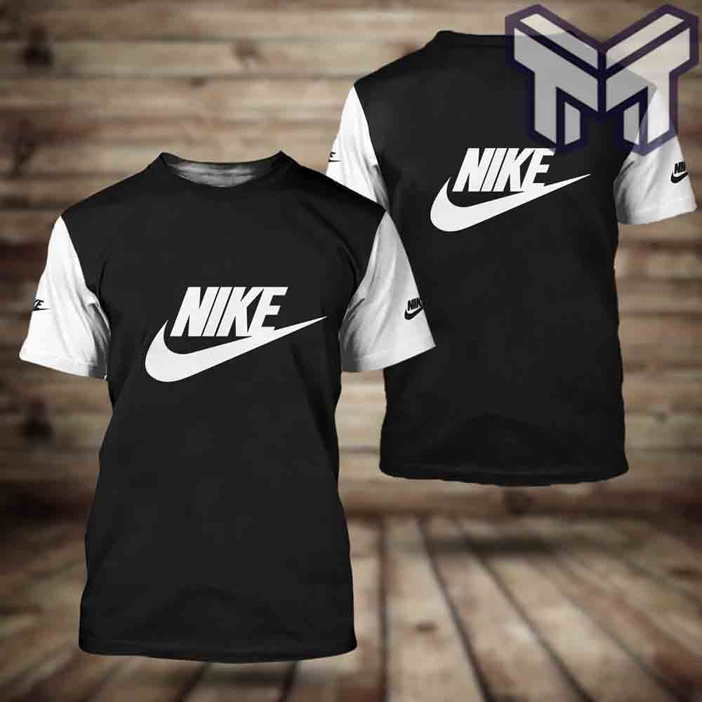Nike T-Shirt, Nike Black White Premium Outfit Luxury Brand T-Shirt For Men Women