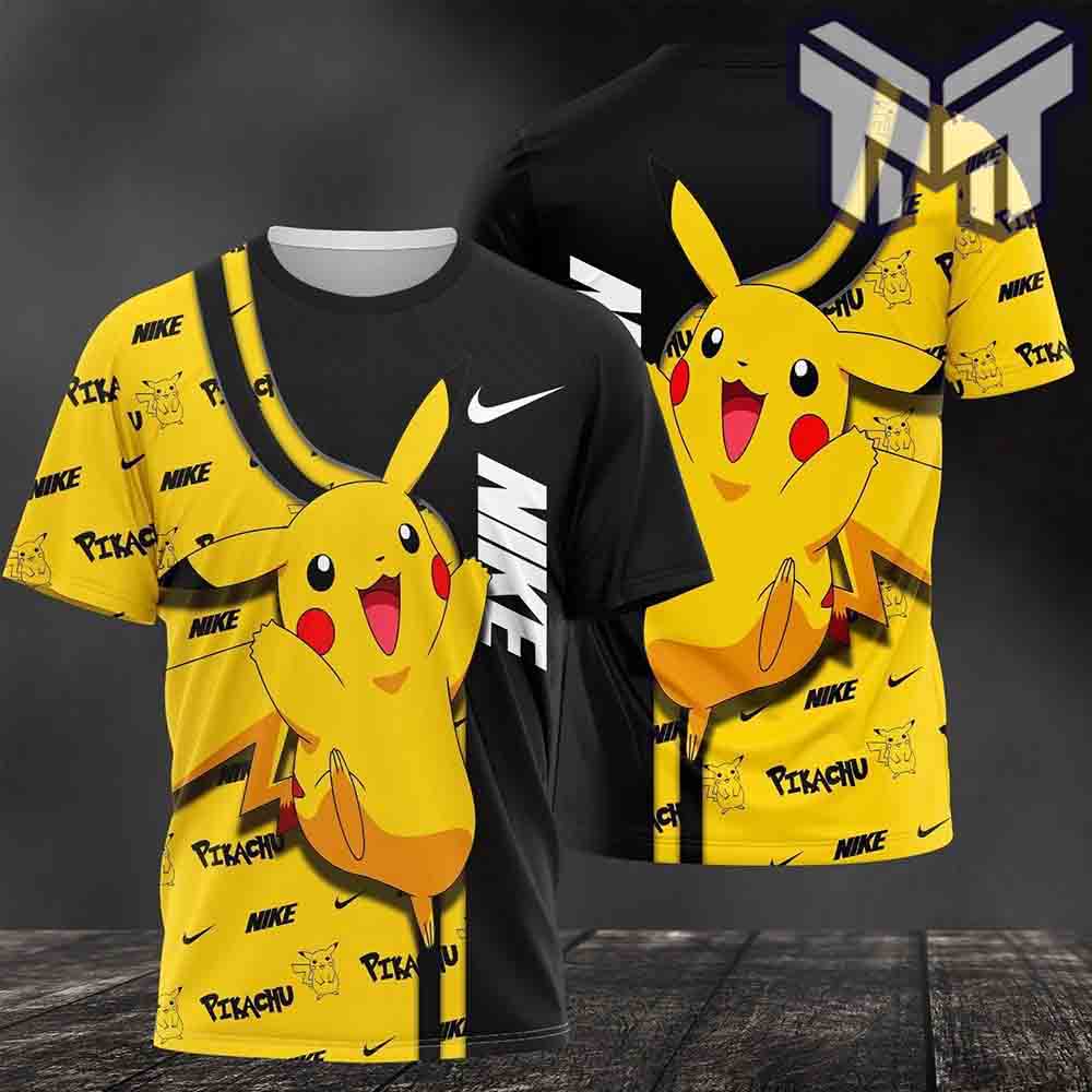 Nike T-Shirt, Nike Pickachu Premium Luxury Brand T-Shirt Outfit For Men Women