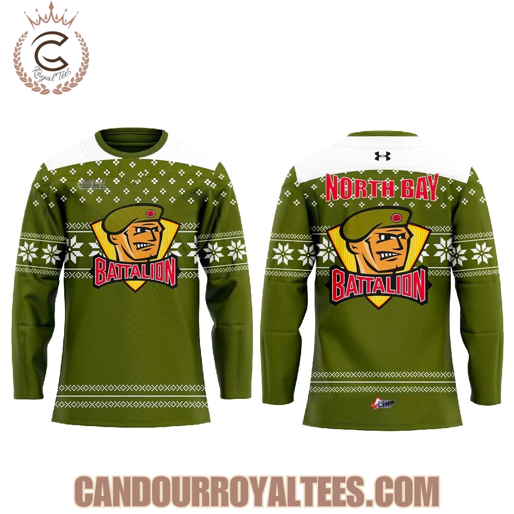 North Bay Battalion Christmas Outfit 2025 Jersey - Image 2