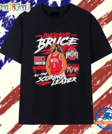 Ohio State Buckeyes Basketball Bruce Thornton All-Time Leading Scorer T Shirt