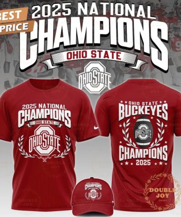 Ohio State Buckeyes Ncaa 2025 National Champions T-Shirt, Hoodie