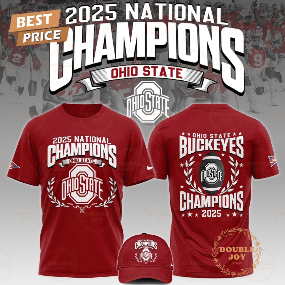 Ohio State Buckeyes Ncaa 2025 National Champions T-Shirt, Hoodie