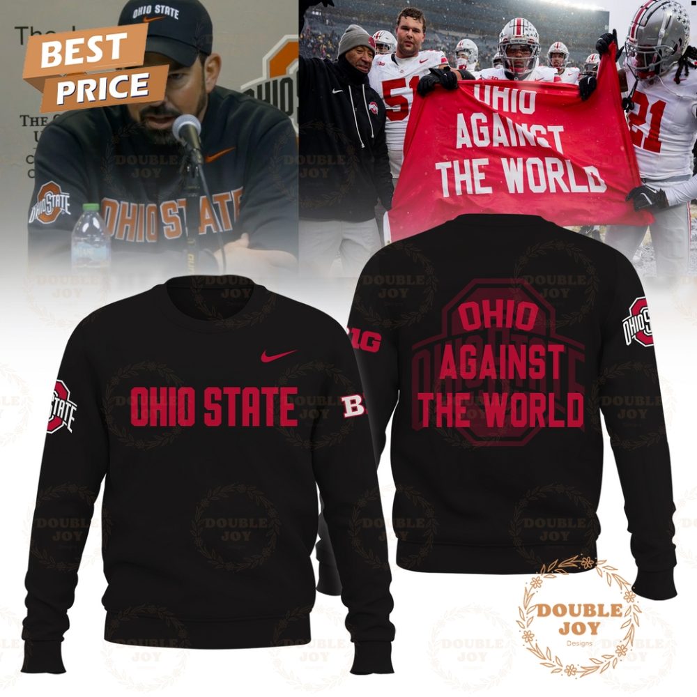 Ohio State Buckeyes X 2025 Ohio Against The World Hoodie - Image 2