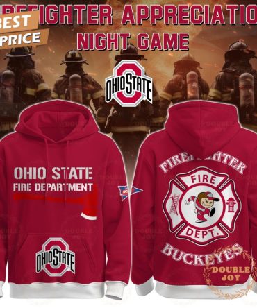 Ohio State Buckeyes X Firefighter Appreciation Night Game 2025 Hoodie