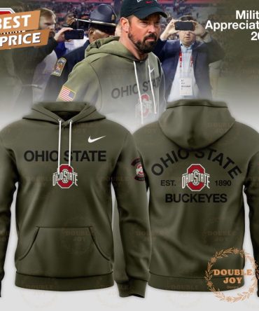 Ohio State Buckeyes X Military Appreciation Ohio State 2025 Hoodie