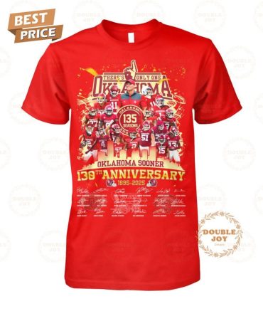 Oklahoma Sooners 130Th Anniversary 1895-2025 T-Shirt