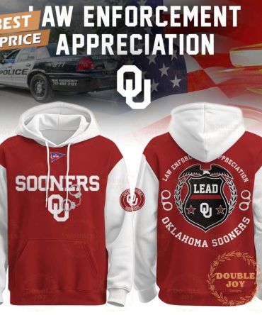 Oklahoma Sooners Ncaa X Law Enforcement Appreciation 2025 Hoodie