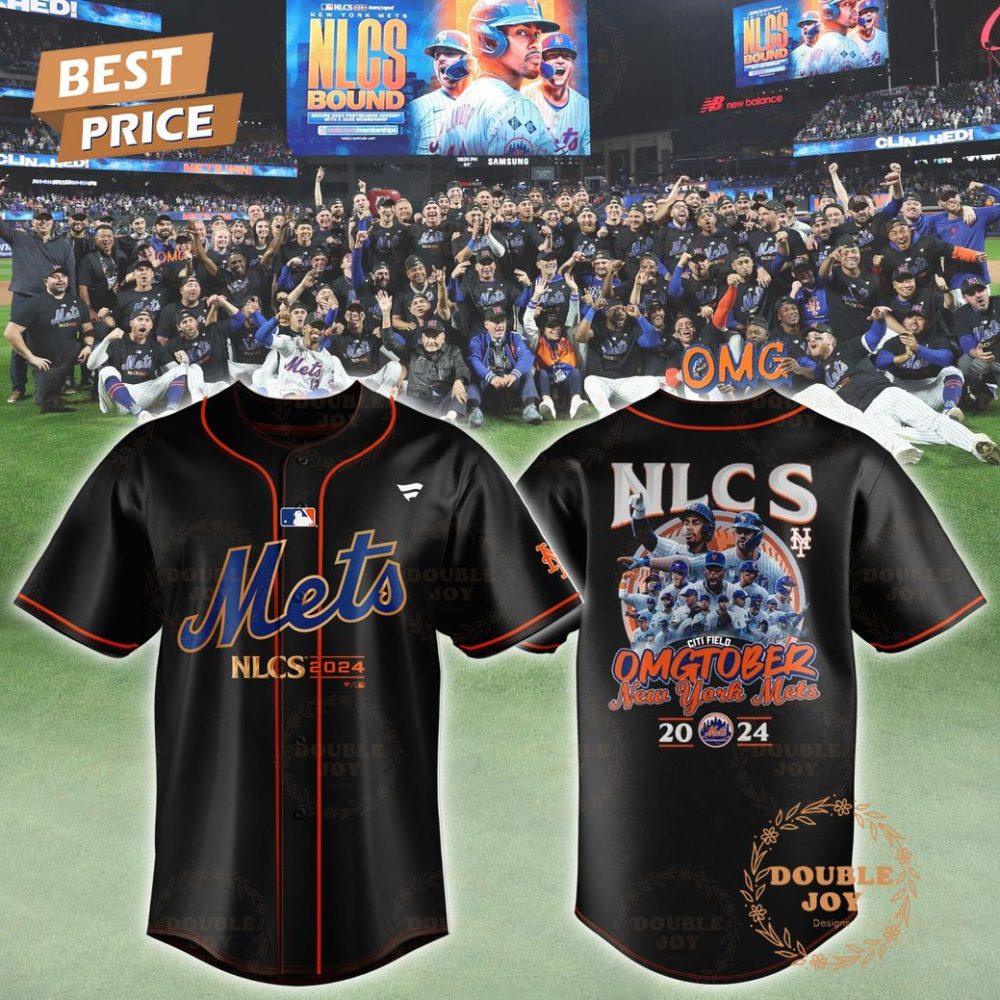 Omg October New York Mets 2024 Baseball Jersey