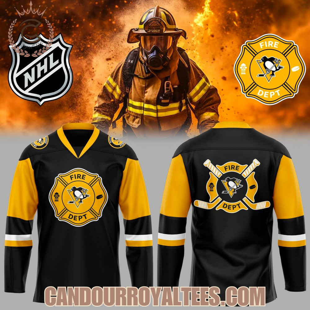 Penguins X Firefighter Appreciation Night Jersey