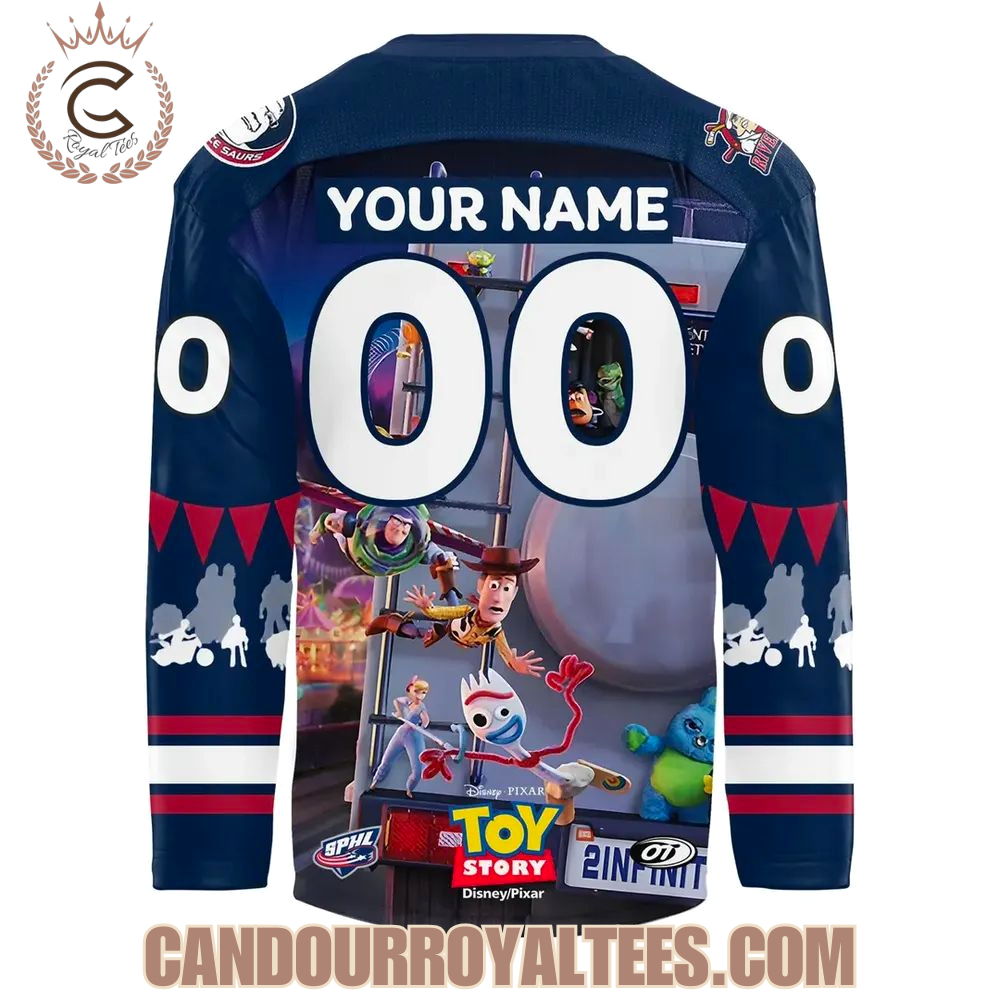 Peoria Rivermen Disney Jersey Night Hockey Jersey - Image 3