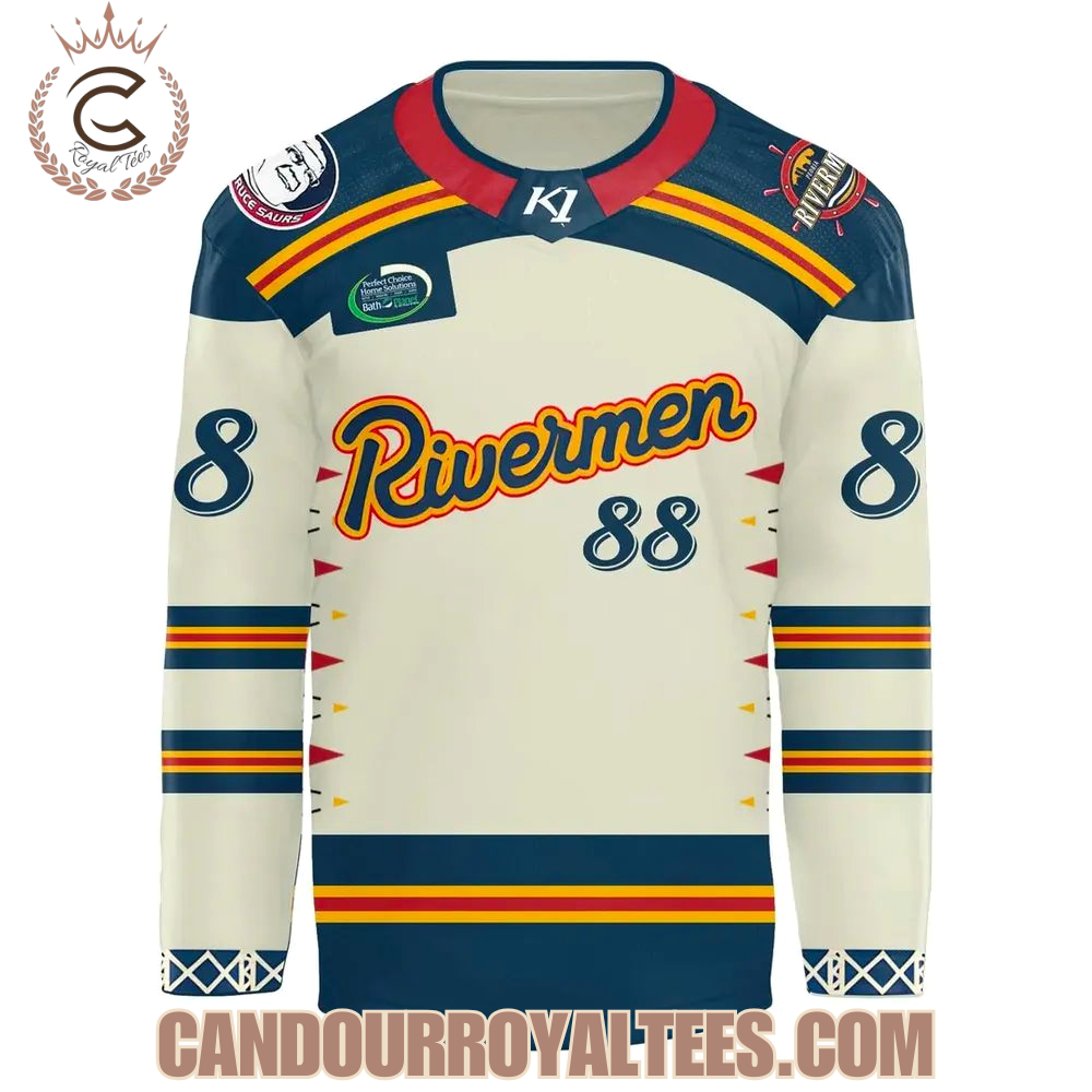 Peoria Rivermen Winter Classic Jersey Night Jersey - Image 2