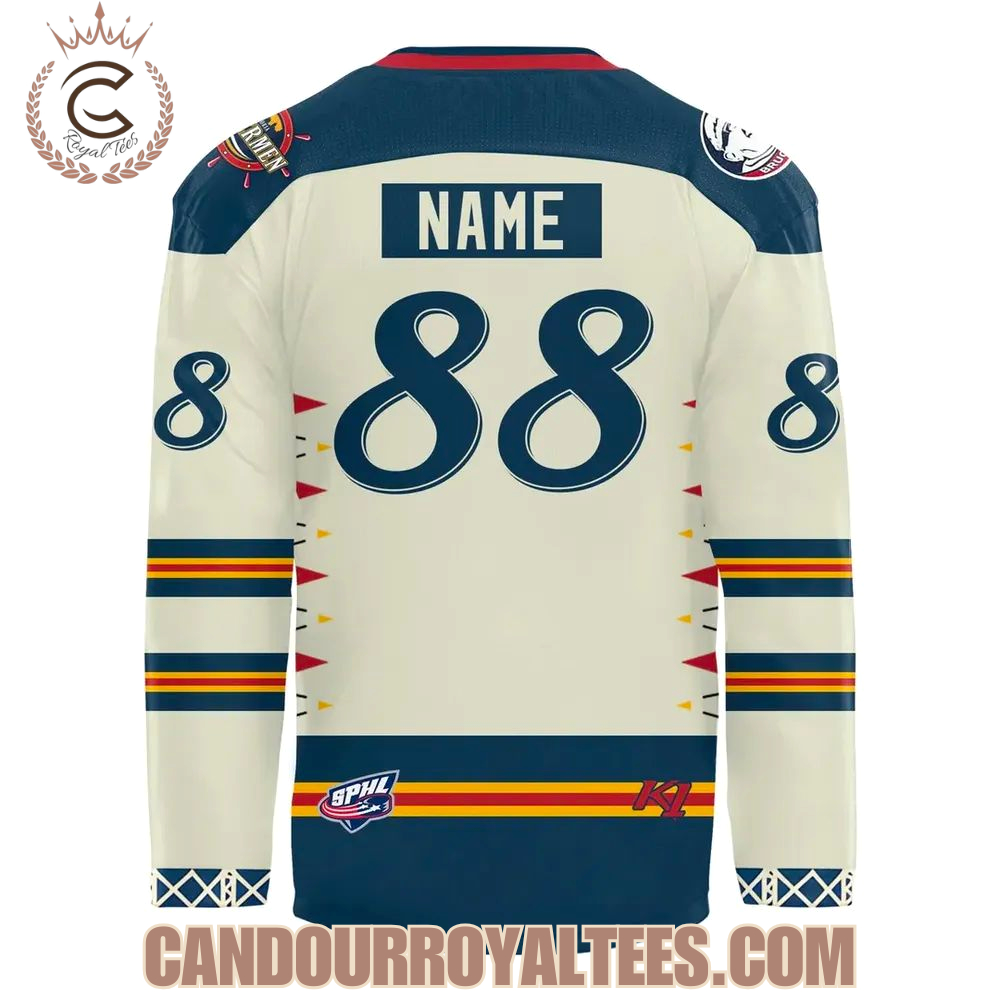 Peoria Rivermen Winter Classic Jersey Night Jersey - Image 3