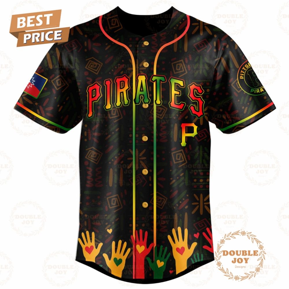 Pittsburgh Pirates Happy Juneteenth They Not Like Us Limited Edition Baseball Jersey - Image 2