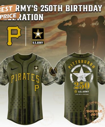 Pittsburgh Pirates U.S. Army'S 250Th Limited Edition Baseball Jersey
