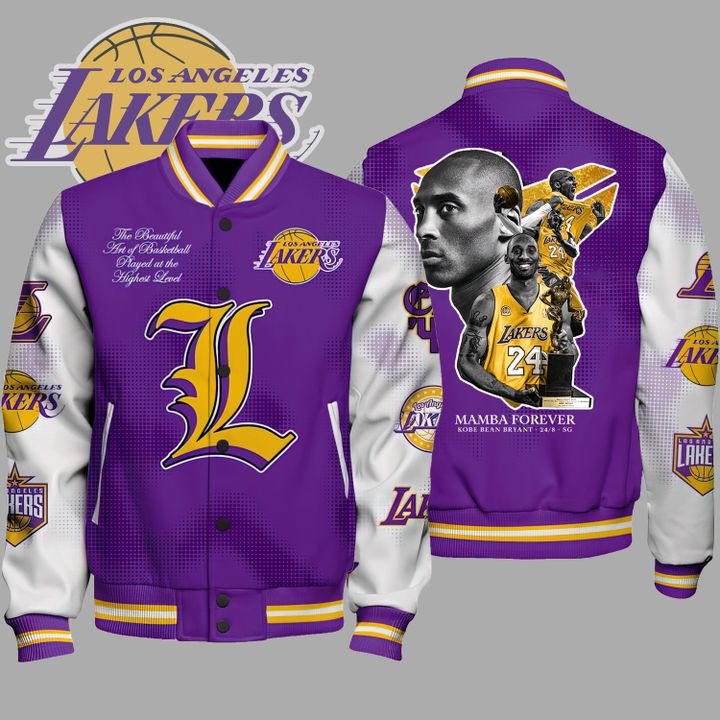 Nba Los Angeles Lakers - Kobe Bryan Varsity Jacket, Baseball Jacket