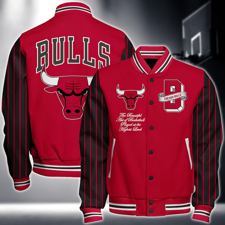 Nba Chicago Bulls National Basketball Association Varsity Jacket, Baseball Jacket