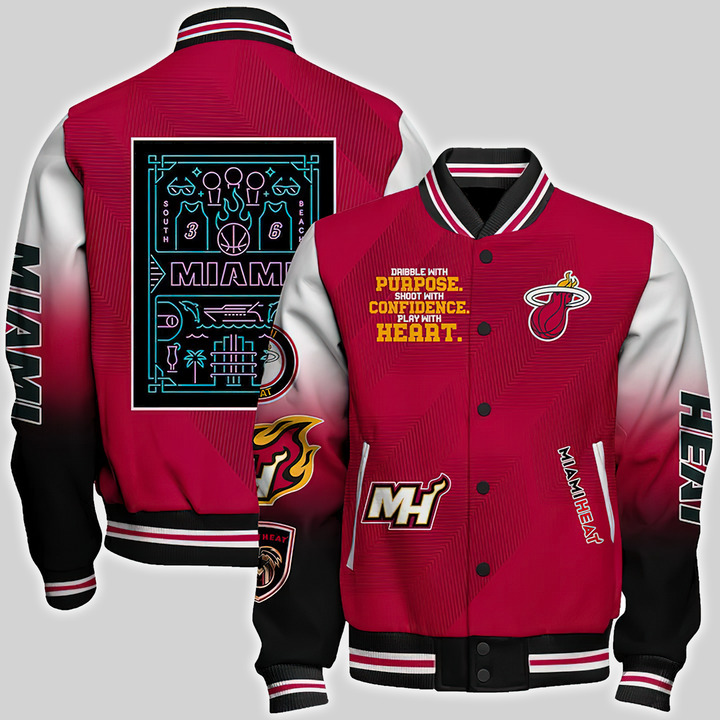 Toronto Raptors National Basketball Association Aop Varsity Jacket, Baseball Jacket