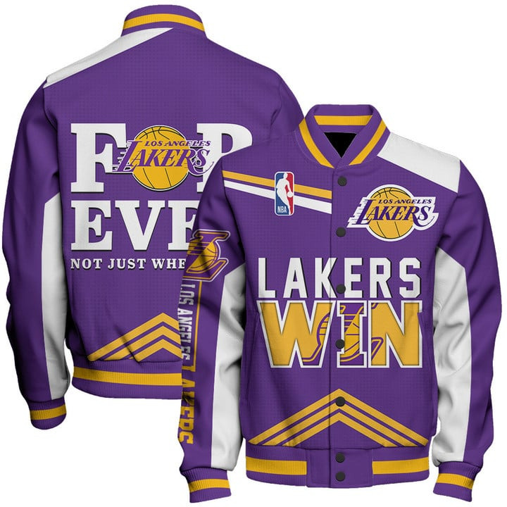 Nba Los Angeles Lakers For Ever Varsity Jacket, Baseball Jacket