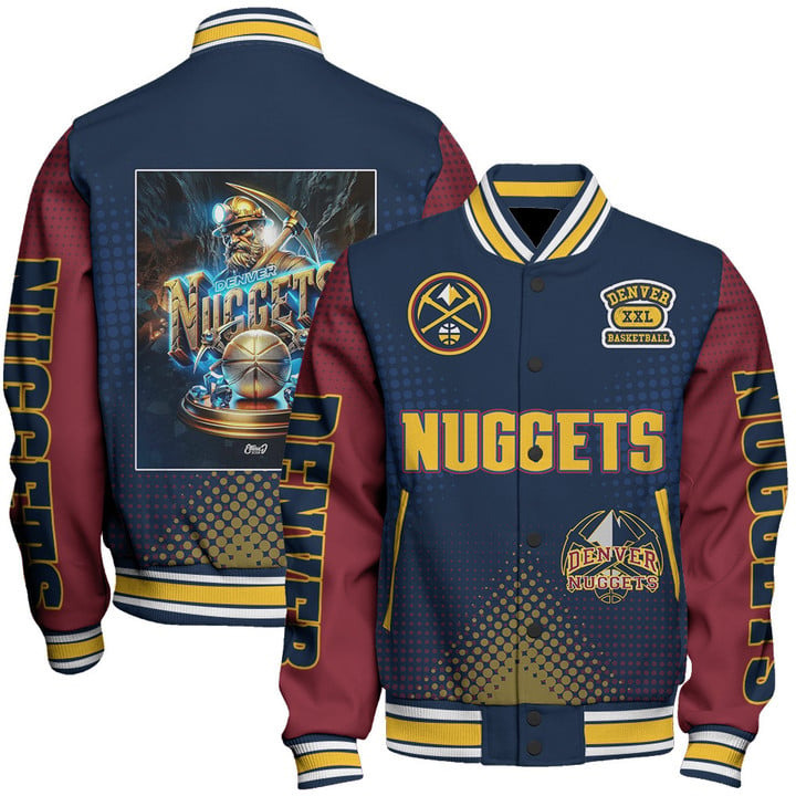 Denver Nuggets Nba Varsity Jacket, Baseball Jacket