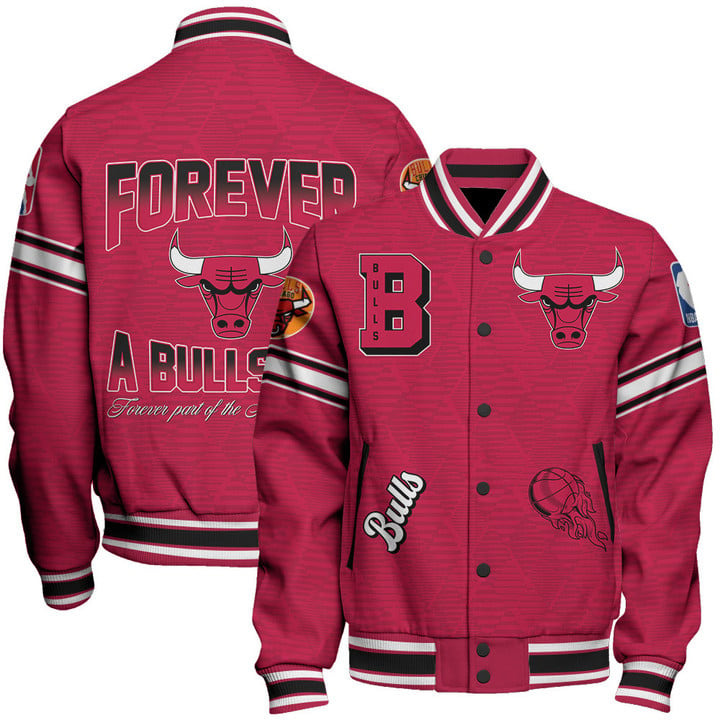 Nba Chicago Bulls - National Basketball Association Logo Varsity Jacket, Baseball Jacket Sfat