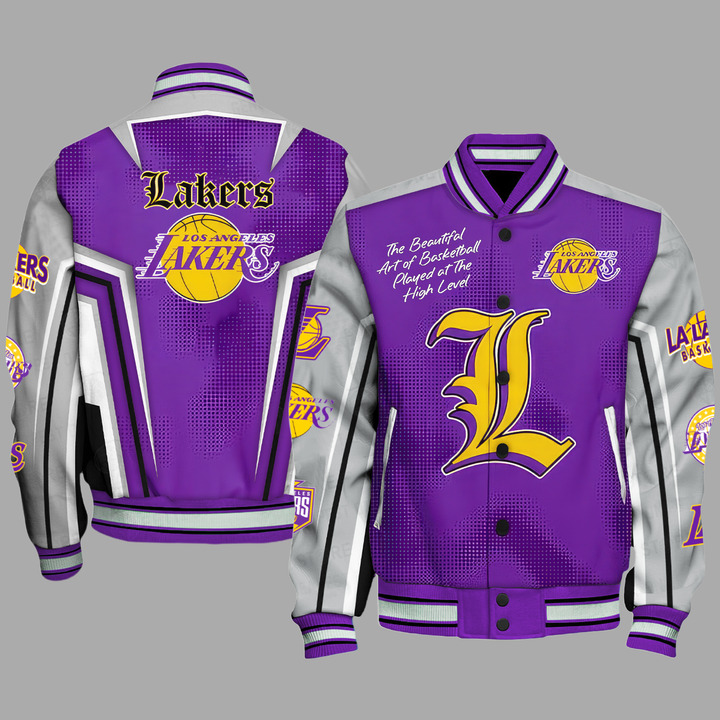 Nba Los Angeles Lakers Varsity Jacket, Baseball Jacket V2