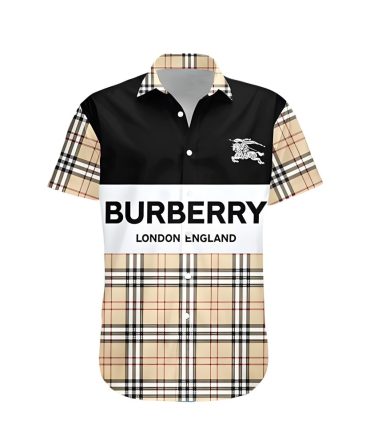 Burberry Hawaiian Shirt Button Shirt