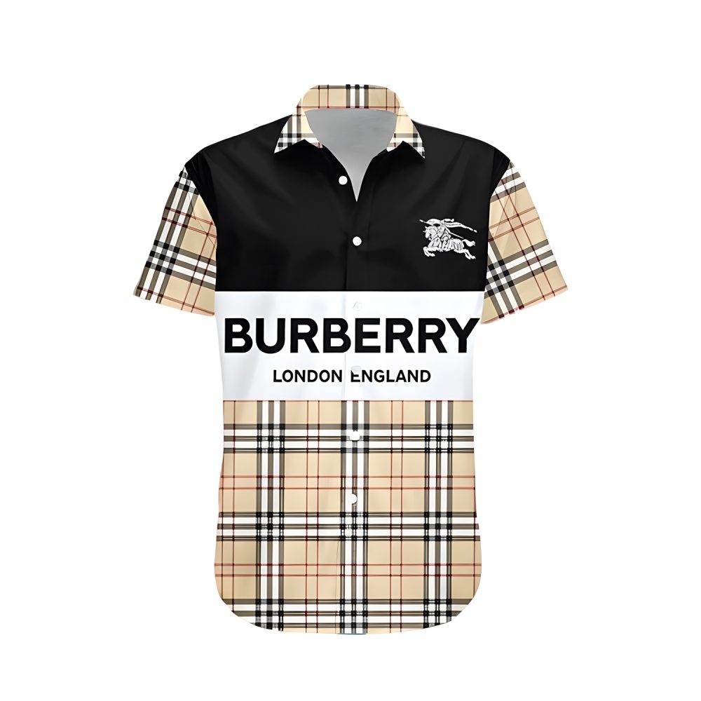 Burberry Hawaiian Shirt Button Shirt