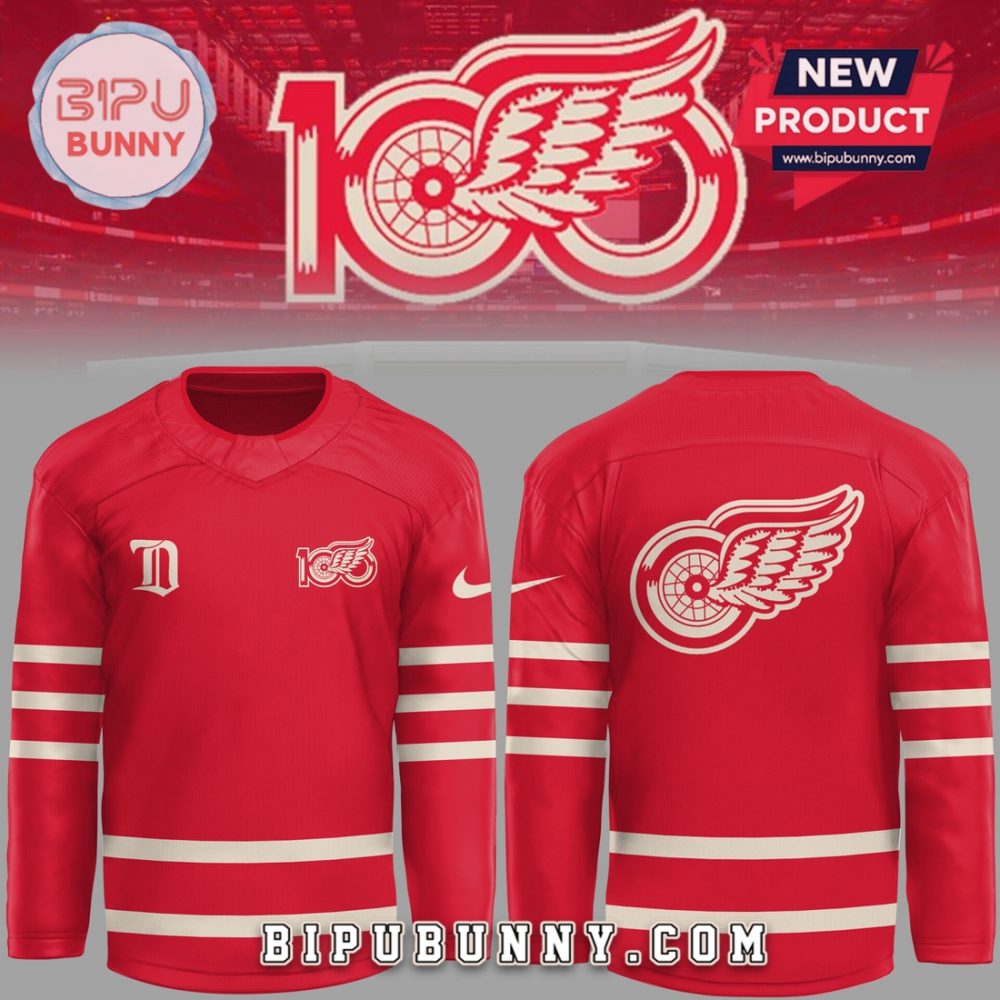 Red Wing Hockey Centennial Red Hockey Jersey 2025