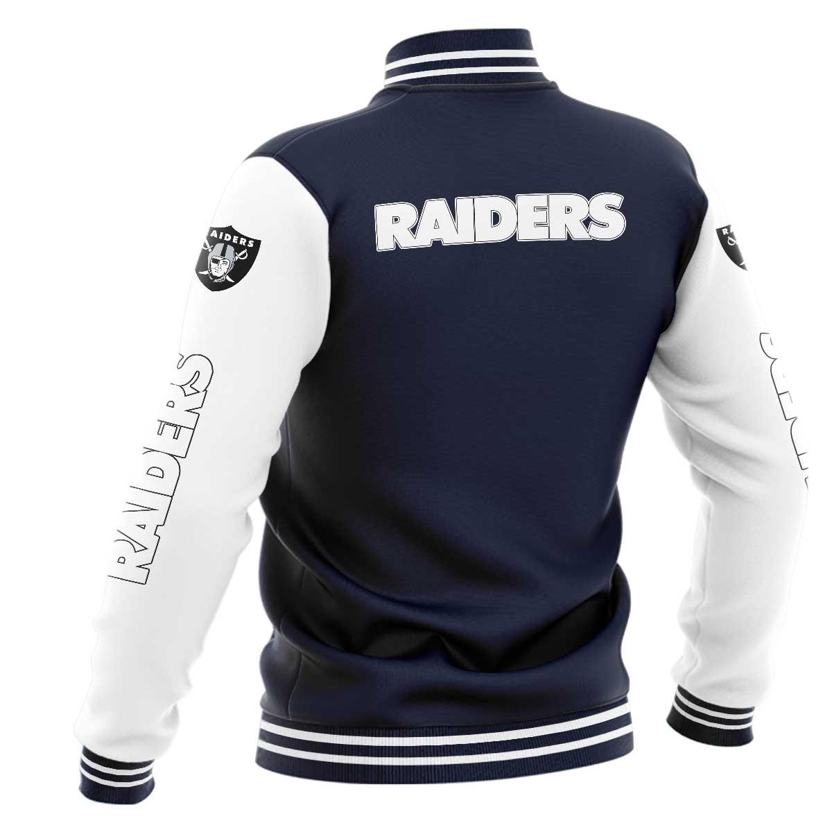 Oakland Raiders Classic But Amazing Men'S And Women'S High Quality Baseball Jacket Size Xs - 3Xl Gts000179