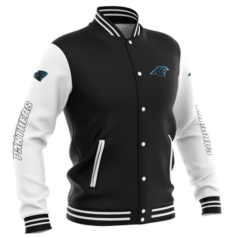 Carolina Panthers Limited Edition Men'S And Women'S 3D Full Print Baseball Button Jacket Adult Sizes Xs-5Xl Gts001937