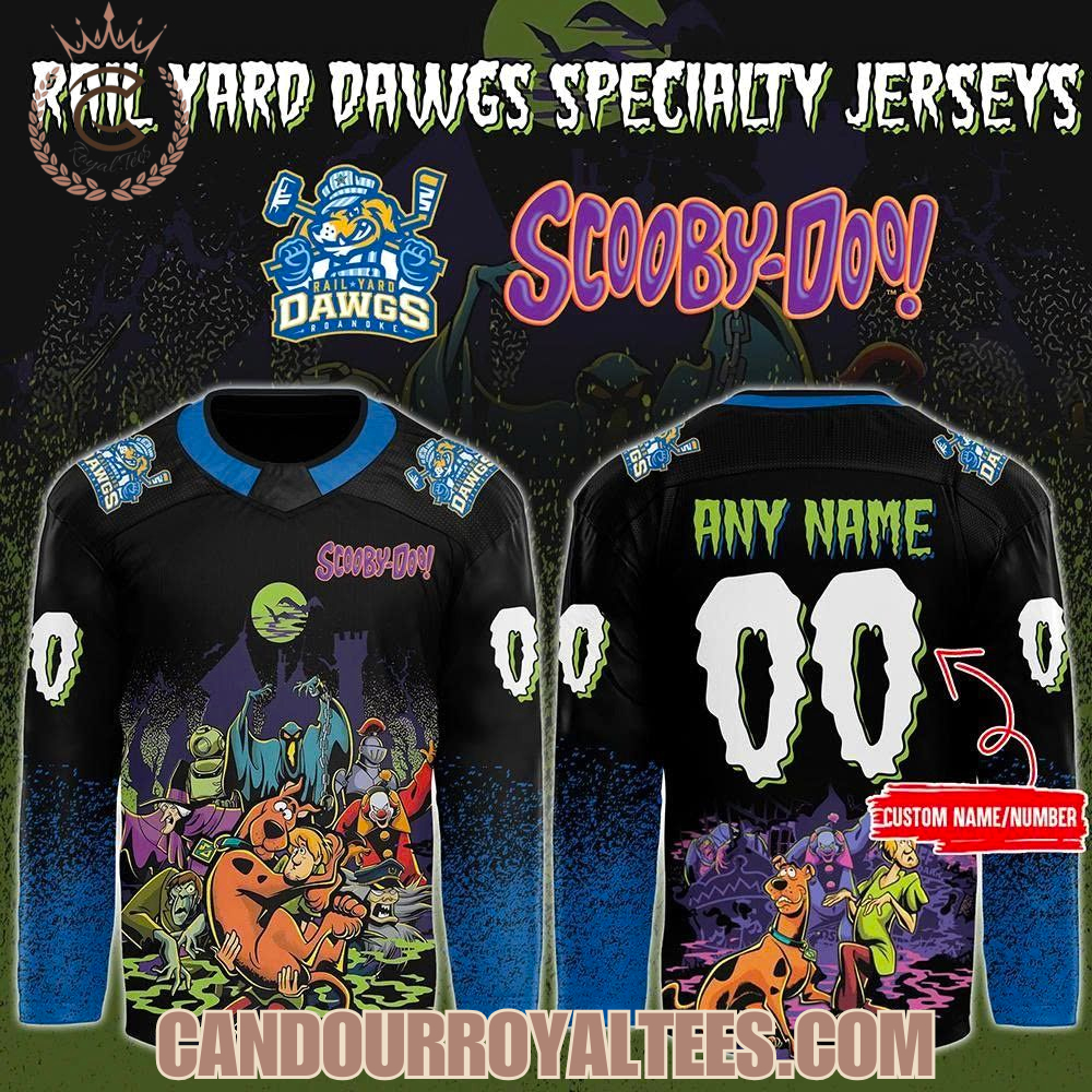 Roanoke Rail Yard Dawgs X Scooby-Doo Night Jersey