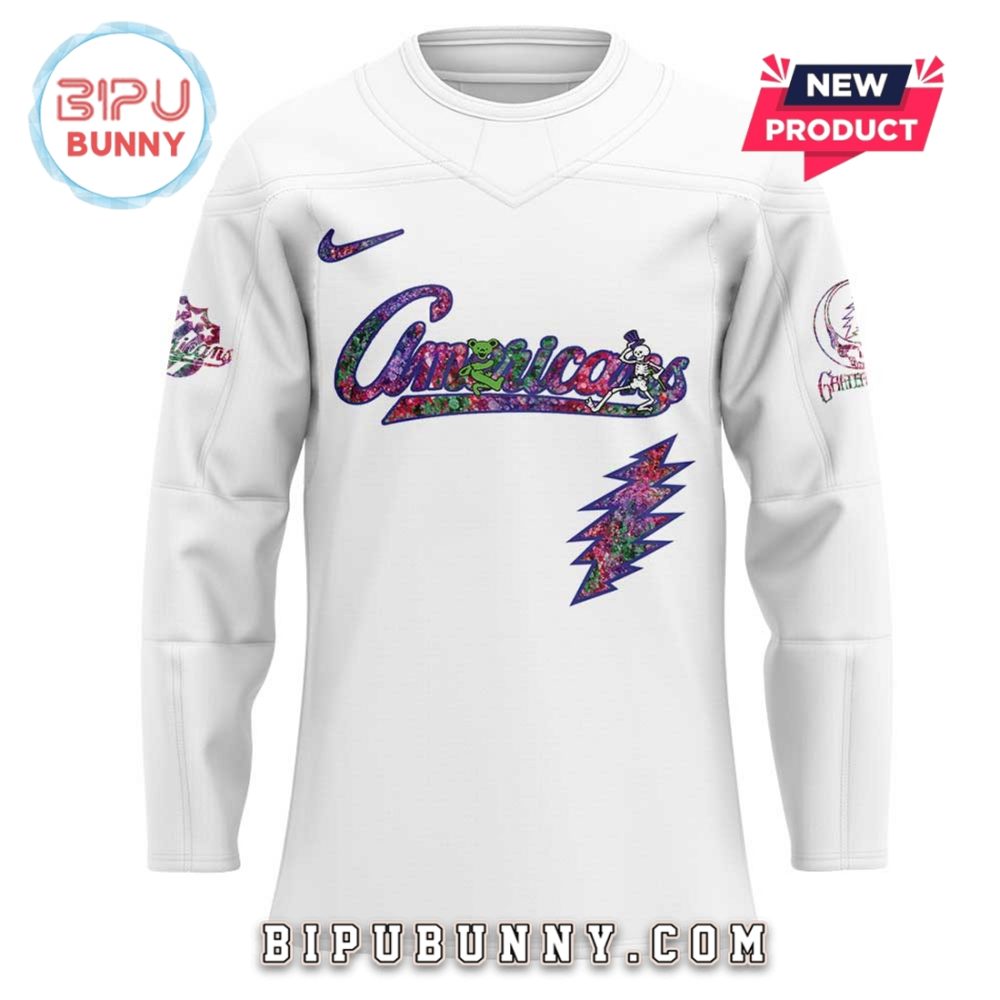 Rochester Americans Grateful Dead Night Hockey Jersey - Image 2